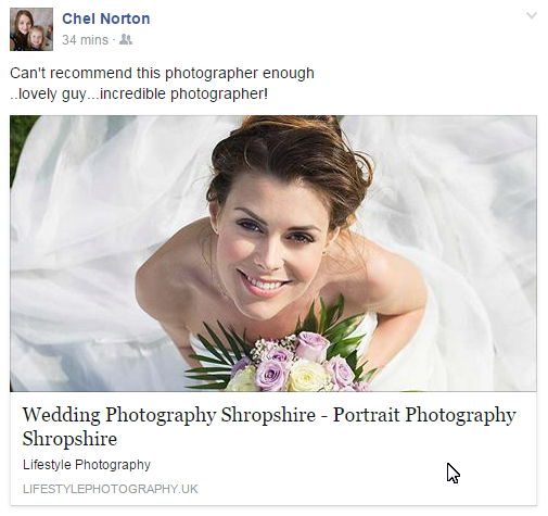 Wedding photographer Shropshire